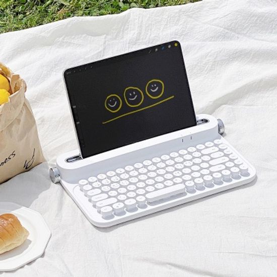 엑토 레트로 미니 블루투스 멀티페어링 키보드 B305