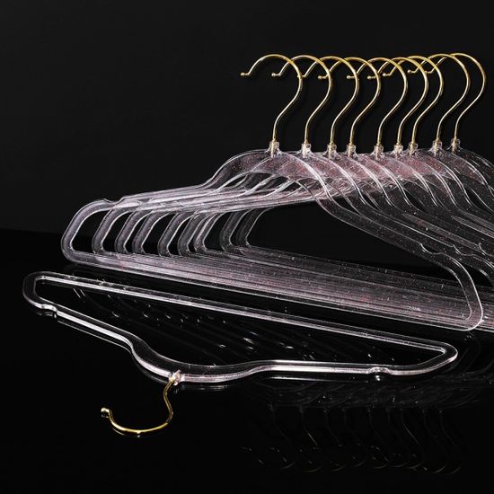 리빙룸 라운드 옷걸이 10p세트(레드 펄) 상의옷걸이