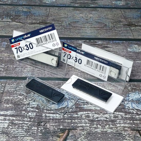 70x30mm 아크릴 마그네틱/자석 학생명찰 M7031 5개