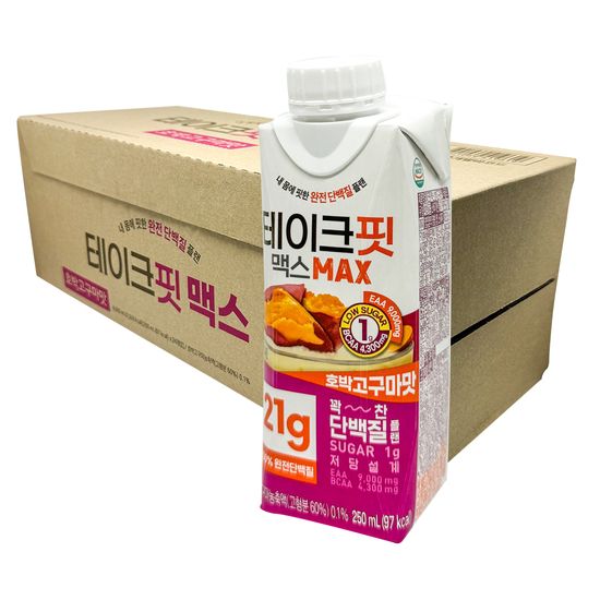 남양유업 테이크핏맥스 호박고구마맛 250ml 24팩