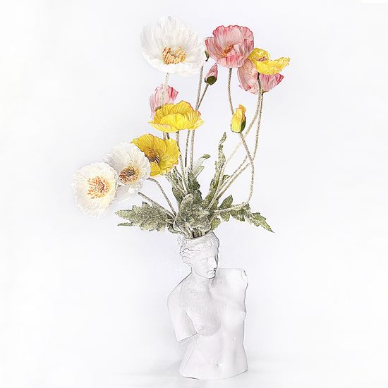 비너스 반신 오브제 인테리어 석고상 화병 화분