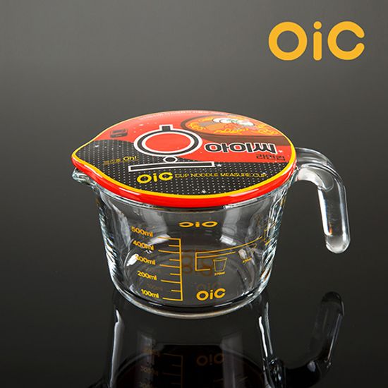 [OIC] 오아이씨 컵라면 글라스 계랑컵 0.5L(뚜껑포함)