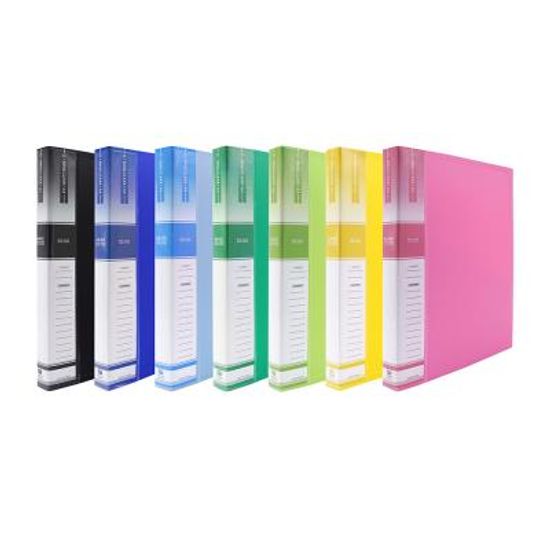 A4 40매 O링 클리어 파일 서류화일철