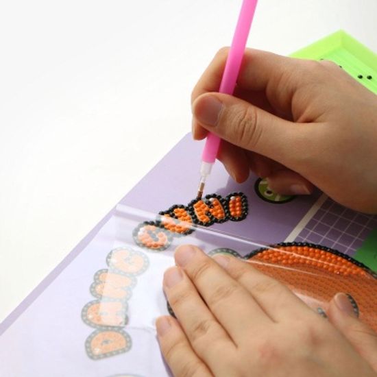 핑크풋 당근친구들이젤보석십자수