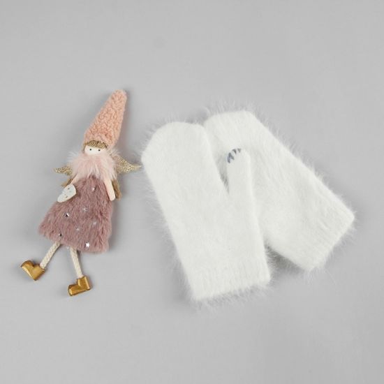 [베네]뽀숑 앙고라 벙어리 장갑