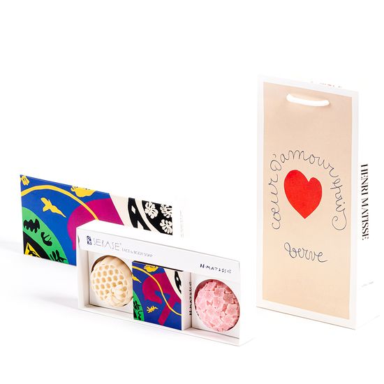 새라새 미네랄 프리미엄 비누 앙리마티스 2P 선물세트