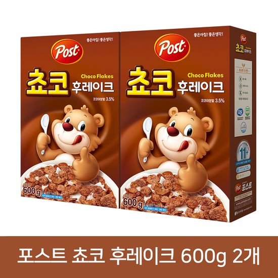 포스트 초코 후레이크 600g 2개