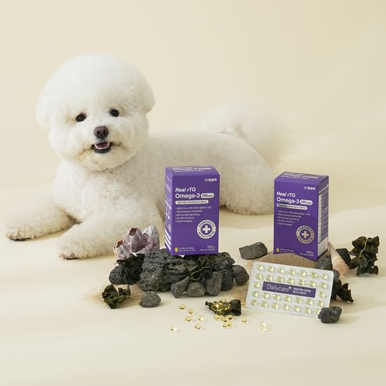 펫생각 데일리케얼 피부 강아지 오메가3 영양제