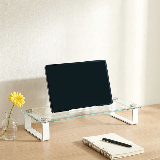 레토 강화유리 모니터 받침대 LMS-G01