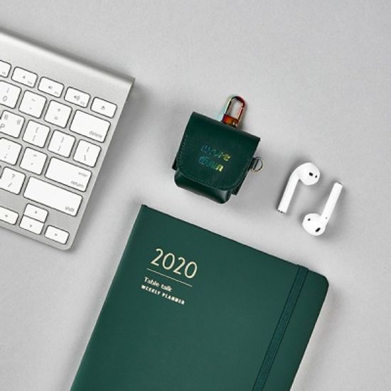 홀로그래픽 에어팟 케이스 레더