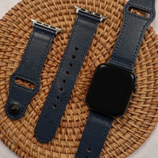 [오늘도착/필름증정] 애플워치 단추 가죽 스트랩