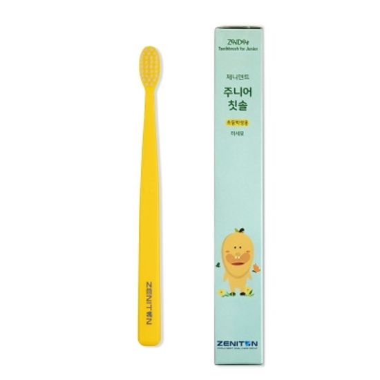 제니튼 제니덴트 주니어 초등학생 칫솔 4개