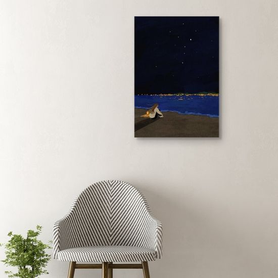 잠시, 여기 (Art Print) / 일러스트 액자