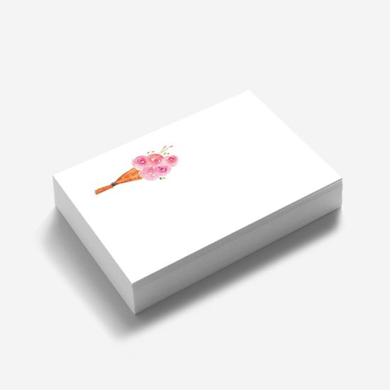 [앳원스]캘리그라피 플라워 수채화 무지엽서 vol-3