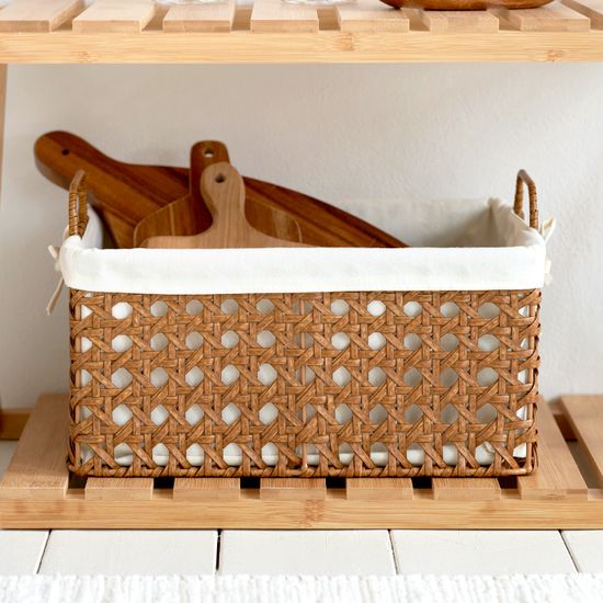 PP라탄 케인 바구니 S/M/L - 2colors