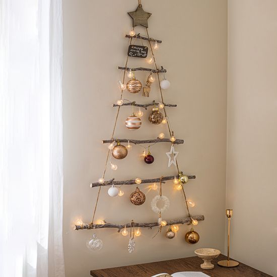 크리스마스 벽트리 오너먼트 앵두전구 풀세트