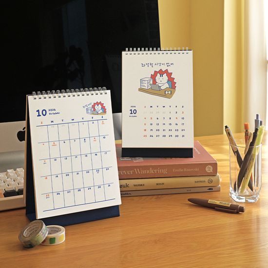 오첵 2026년 15개월 탁상달력 슬기로운 갓생라이프