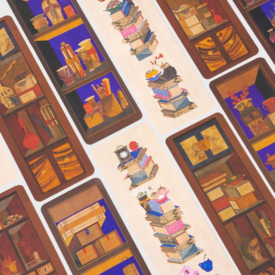 책갈피 - 책가도 (12종)