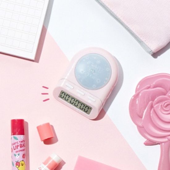 드레텍 T-186 학습용 타이머 스탑워치 핑크