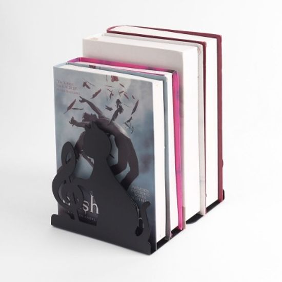 음악하는 고양이 북엔드 2p세트 / L자형 책지지대