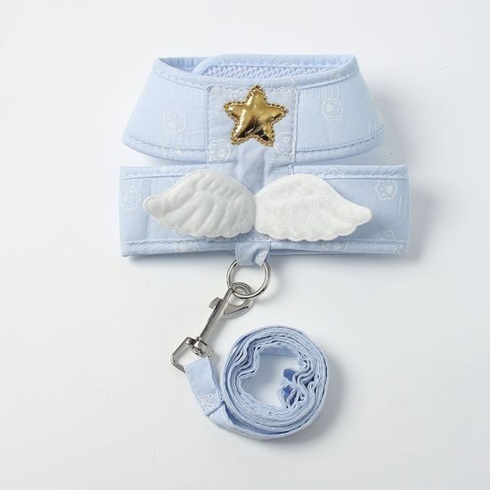 반려동물 천사 하네스+리드줄(L) 고양이 강아지하네스