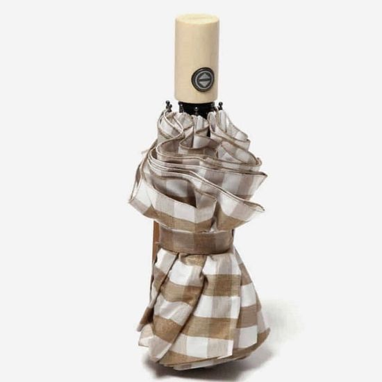 파라체이스 3257 스퀘어 코튼 우드 그립 3단우산 양산