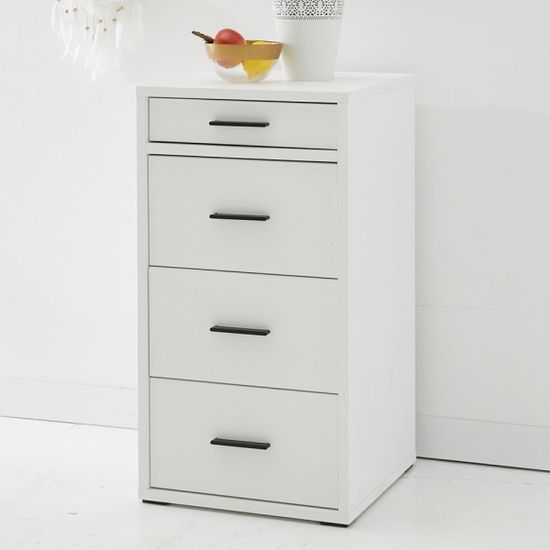 프리 4단 서랍장 미니 옷 틈새장 낮은 (착불)