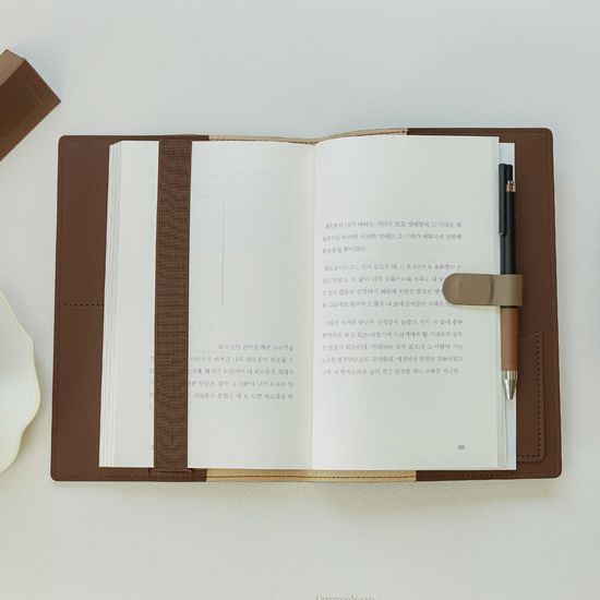 누보 북커버 가죽 책커버 A5 다이어리커버 북파우치