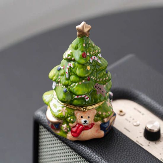 크리스마스트리 세라믹 다용도 케이스