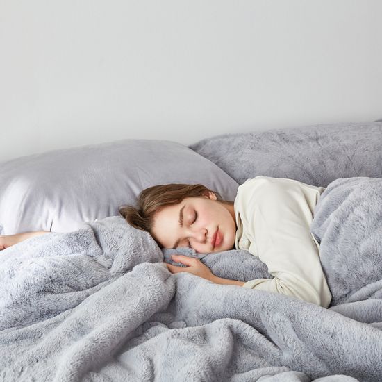 극세사 장모 밍크풀세트 (이불+베개커버+패드) 2color