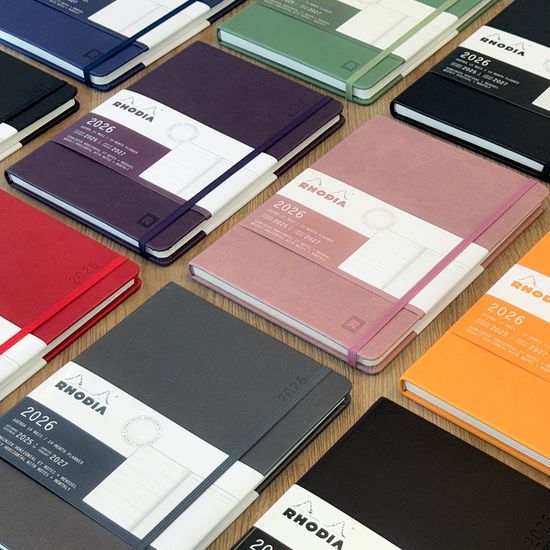 로디아 2026년 하드커버 위클리 다이어리 A5 BLUE