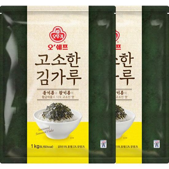 [오뚜기] 오쉐프 고소한 김가루 (1kg) x 2봉