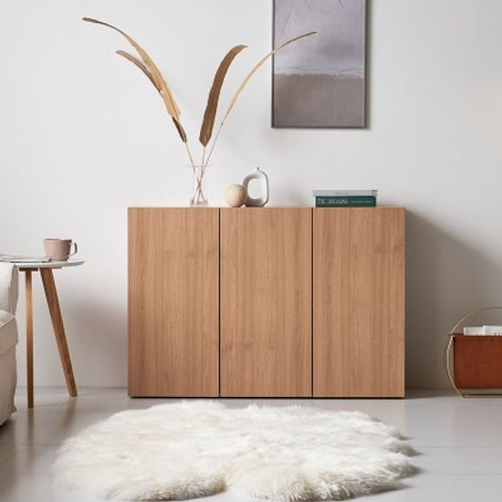 폴슨 높은 주방 겸용 거실 수납장 1200