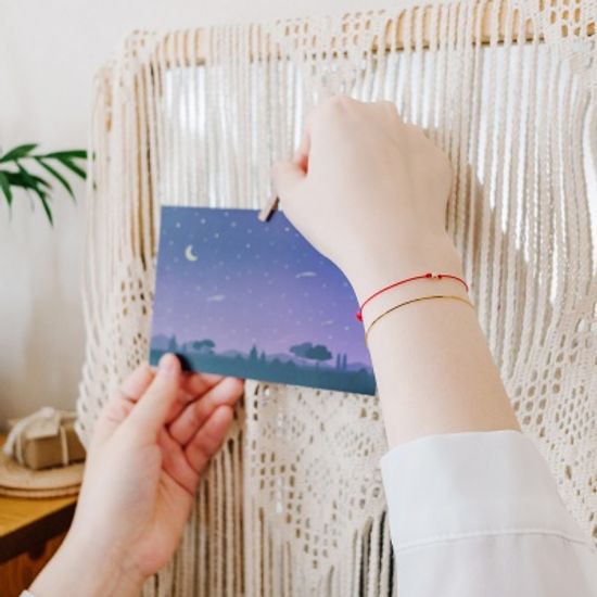 14K골드볼 패브릭 실 팔찌 7color 레이어드 심플한 