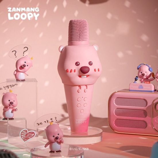 잔망루피 블루투스 마이크 휴대용 노래방