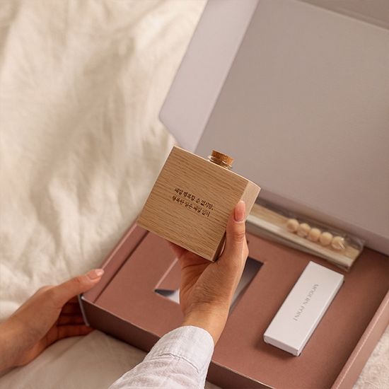 모던포인트 원목 각인 디퓨저 100ml