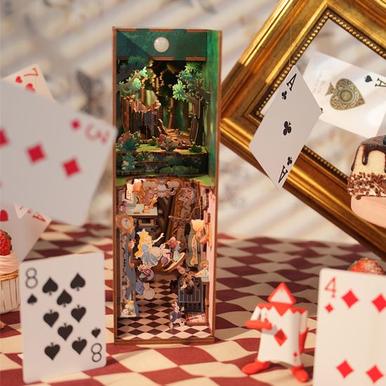 핸즈크라프트 DIY미니어처 북눅 북엔드 엘리스 모험