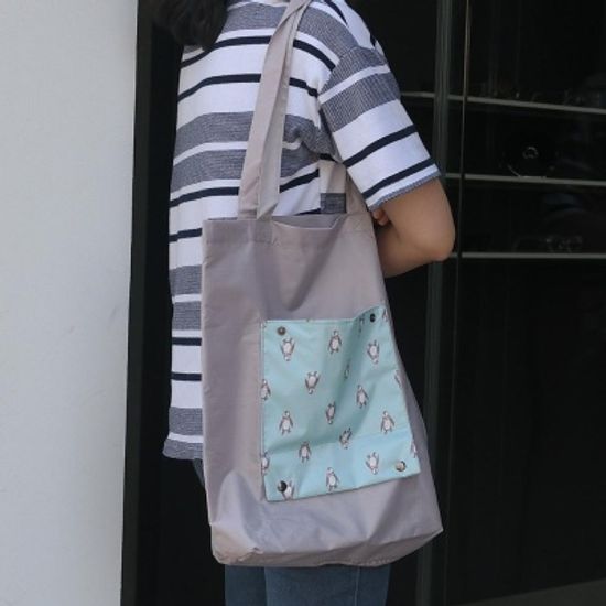 핑크풋 여행용 접이식 보조가방