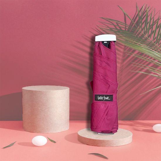 워터프론트 초경량 수동 무지 경량 3단 우산