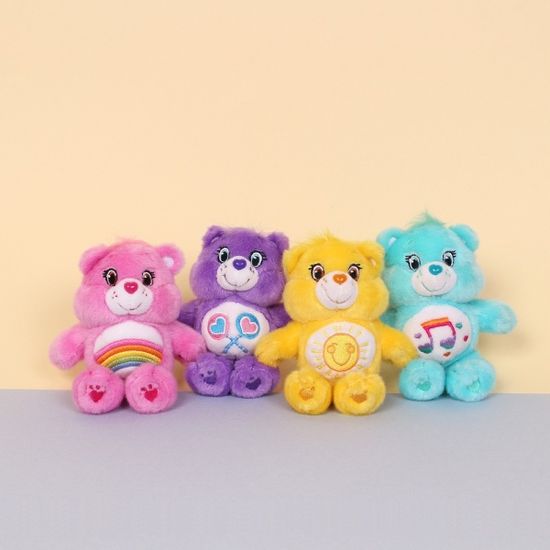 케어베어 작은 미니 가방 고리 걸이 인형 키링 14cm