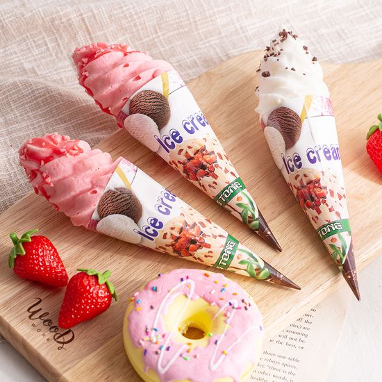 소프트콘 아이스크림 (딸기) 1개