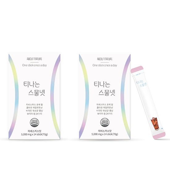 어바웃네이처 티나는 스물넷 히비스커스맛 70g 14포*2