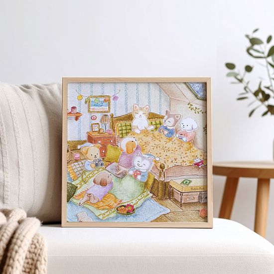 바닷가 마을 이야기, 박라희 작가 그림