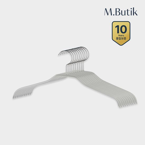 엠부띠끄 자켓용 상의 논슬립 옷걸이 M_41F 10개입