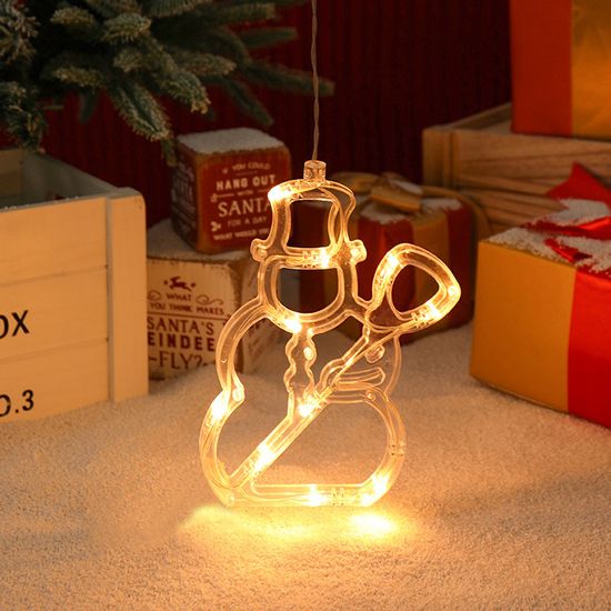 감성 LED 눈사람 장식 전구 크리스마스 행잉