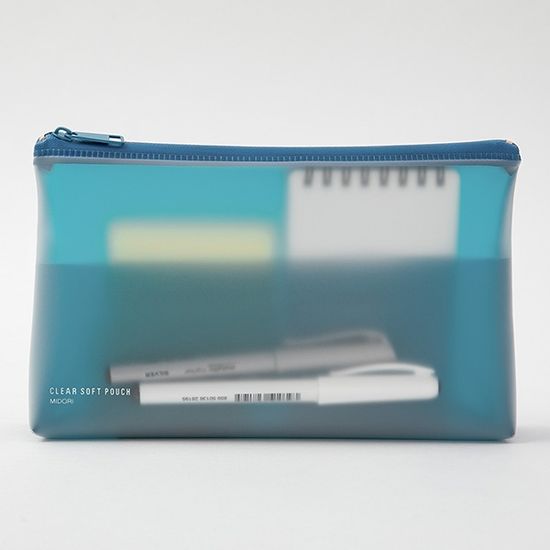 Clear Soft Pouch - 블루