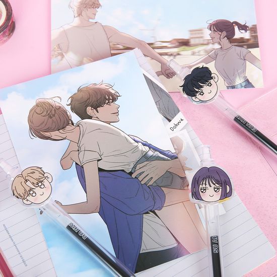 작전명 순정 아크릴 젤펜 3종