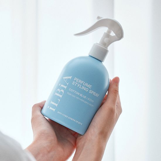 일비아 뿌리는 다리미 섬유탈취제 코튼블루(400ml)