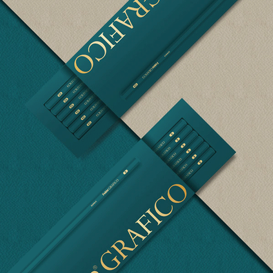 [Fable GRAFICO] 필사 그린연필 6본세트 (B/HB택) 