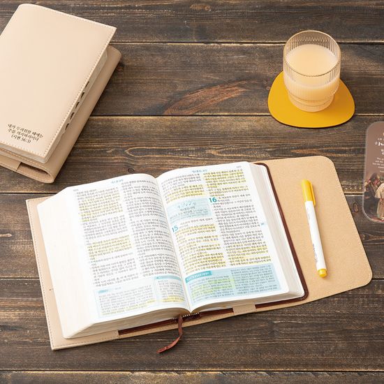 [각인가능] 오브리즈 공방가죽 맞춤형 성경책 커버